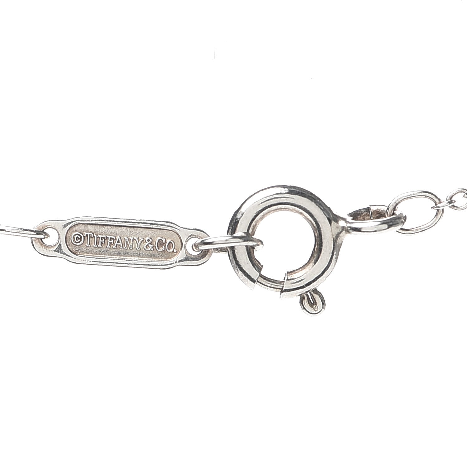 Tiffany Sterling Silver Twist Knot Pendant Necklace 5 of 5