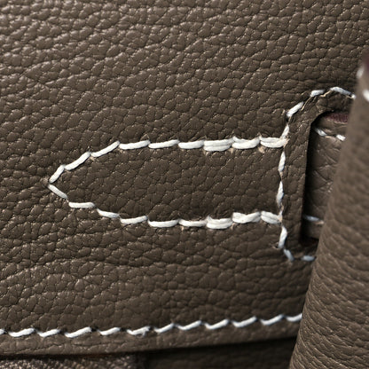 Hermes Togo Birkin 25 Etoupe 21 of 33
