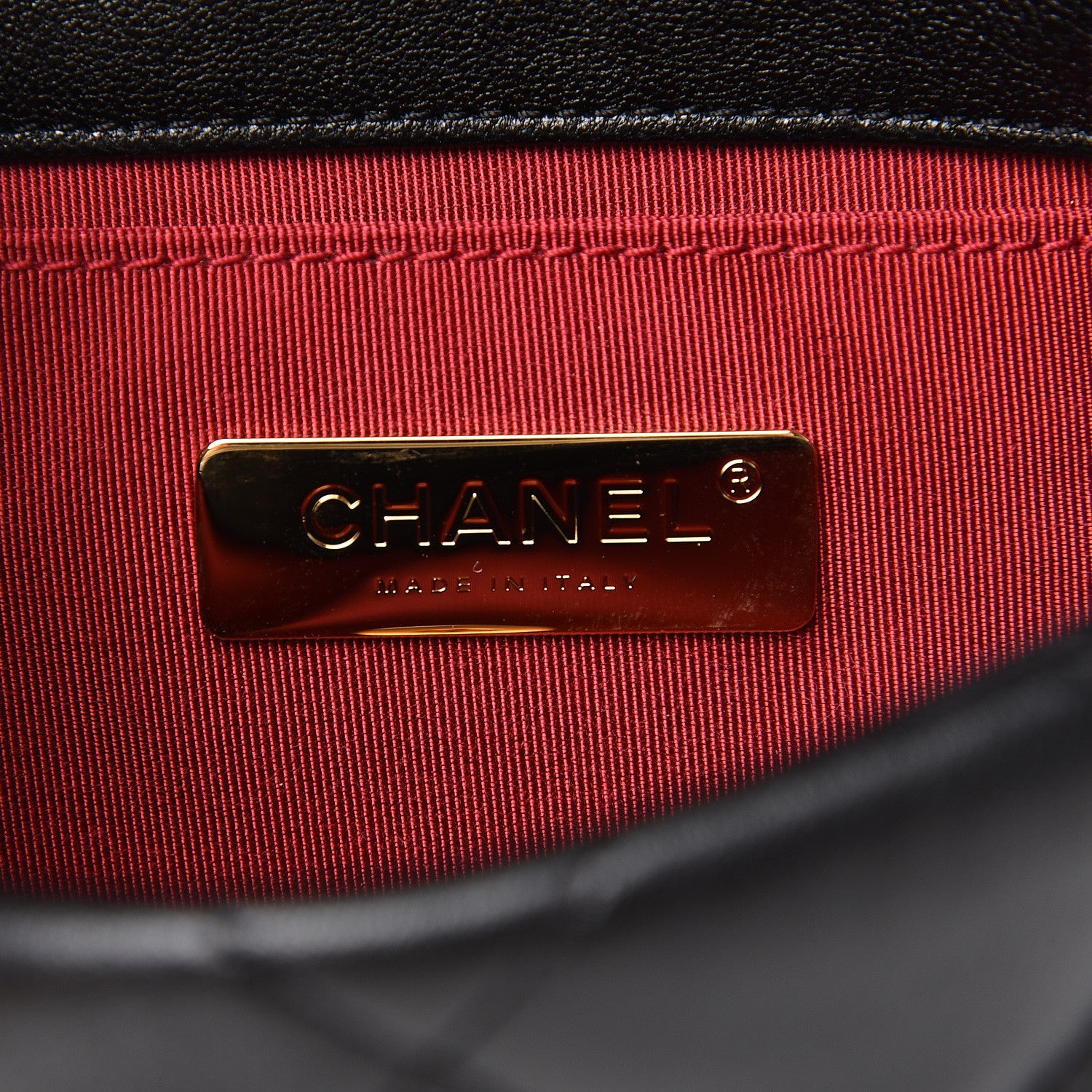 Chanel Lambskin Quilted Chanel 19 Waist Bag Black 5 of 10