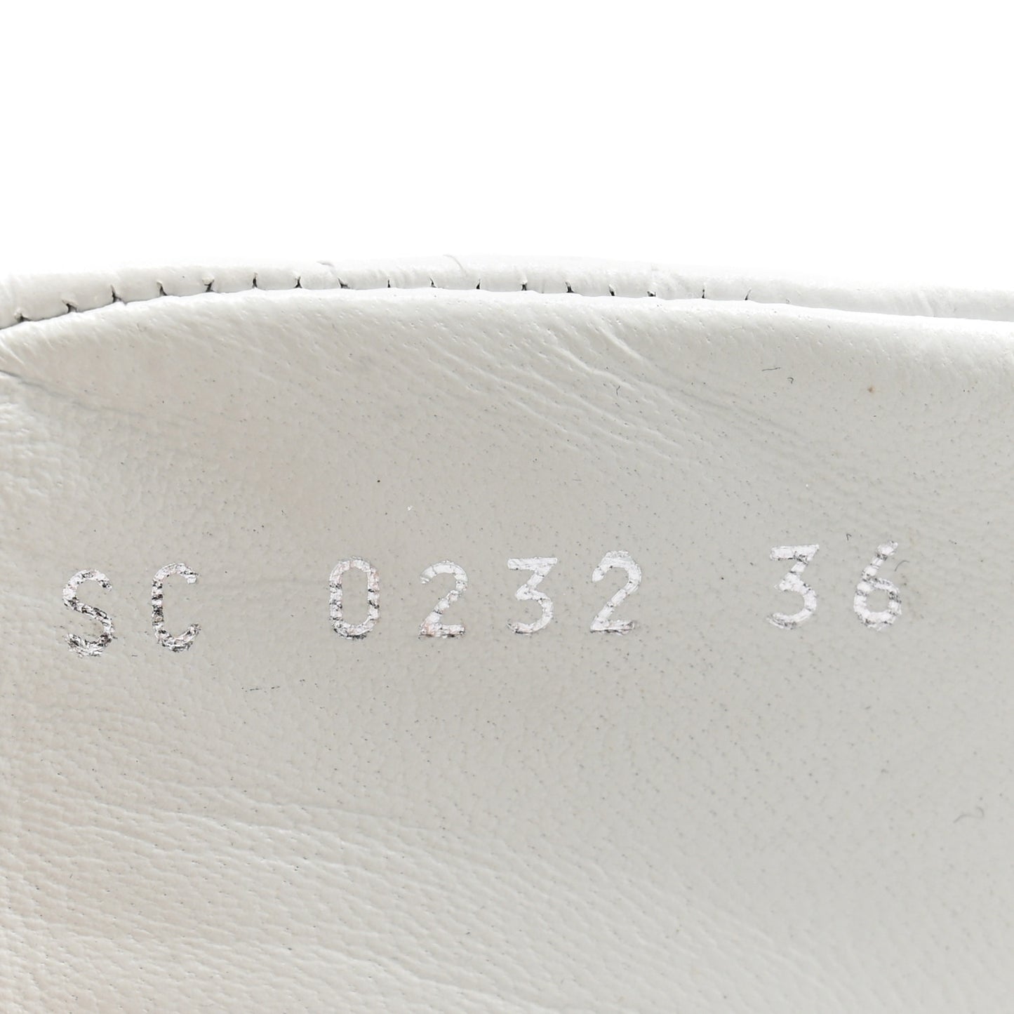 Lambskin Embossed Monogram Pool Pillow Flat Comfort Mule 36 White