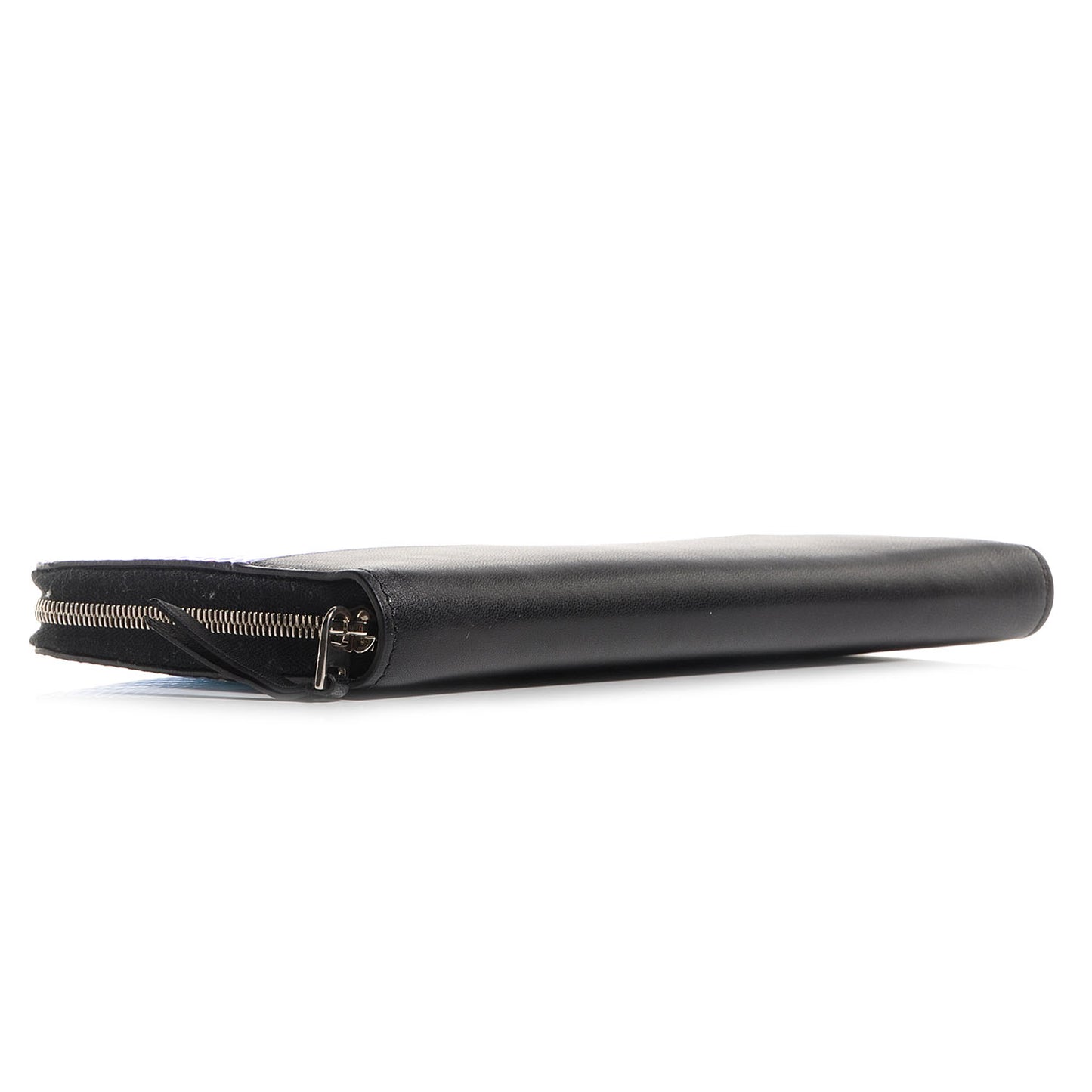 Leather Hologram Holographic Zip Continental Wallet