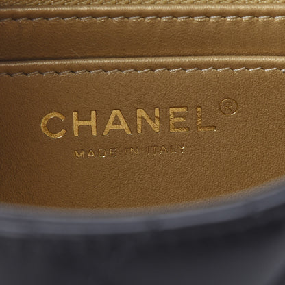 Chanel Lambskin Quilted Mini Pearl Crush Flap Black 8 of 9