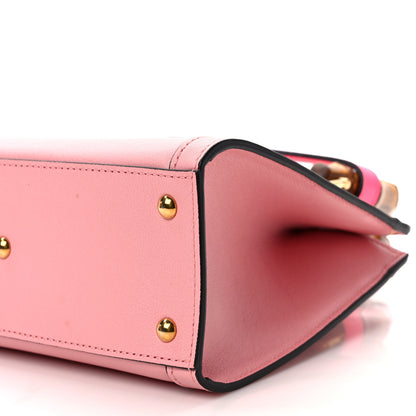 Gucci Wonka Grain Calfskin Mini Diana Tote Bag Wild Rose Fuxia Fluo 9 of 9
