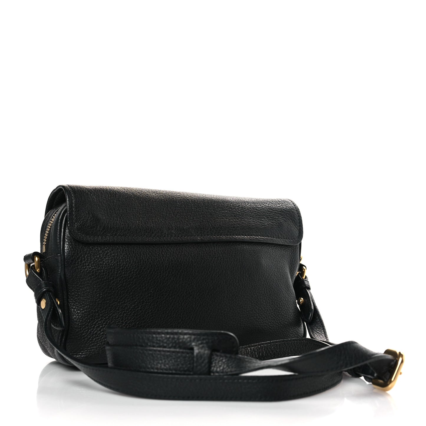 Vitello Phenix Crossbody Bag Black