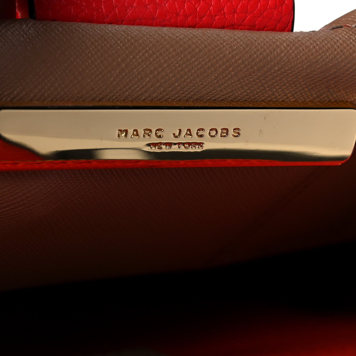 Marc Jacobs Pebbled Calfskin Gotham Bauletto Satchel Red 6 of 11
