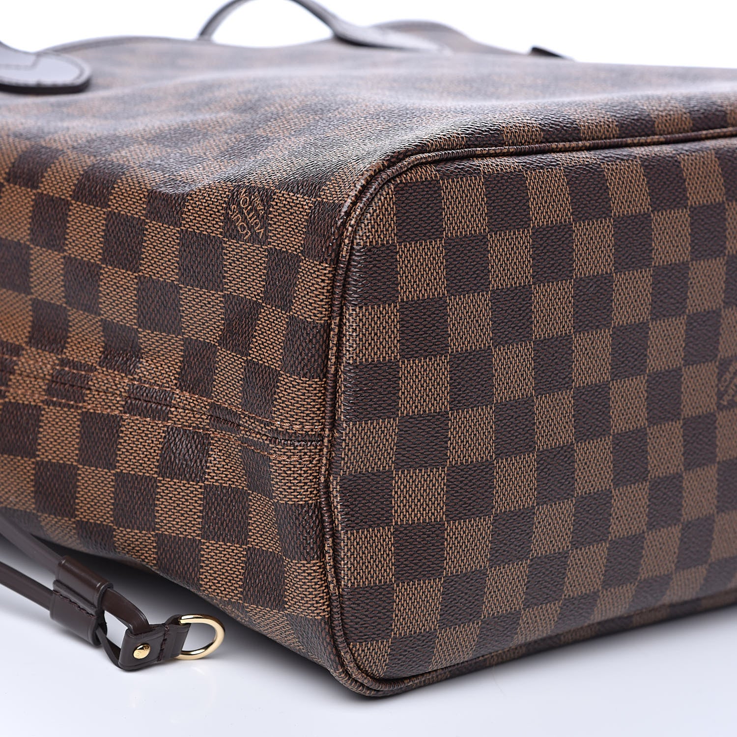 Louis Vuitton Damier Ebene Neo Neverfull MM Rose Ballerine 8 of 13