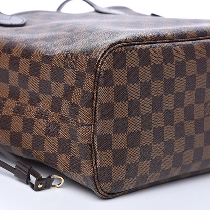 Louis Vuitton Damier Ebene Neo Neverfull MM Rose Ballerine 8 of 13