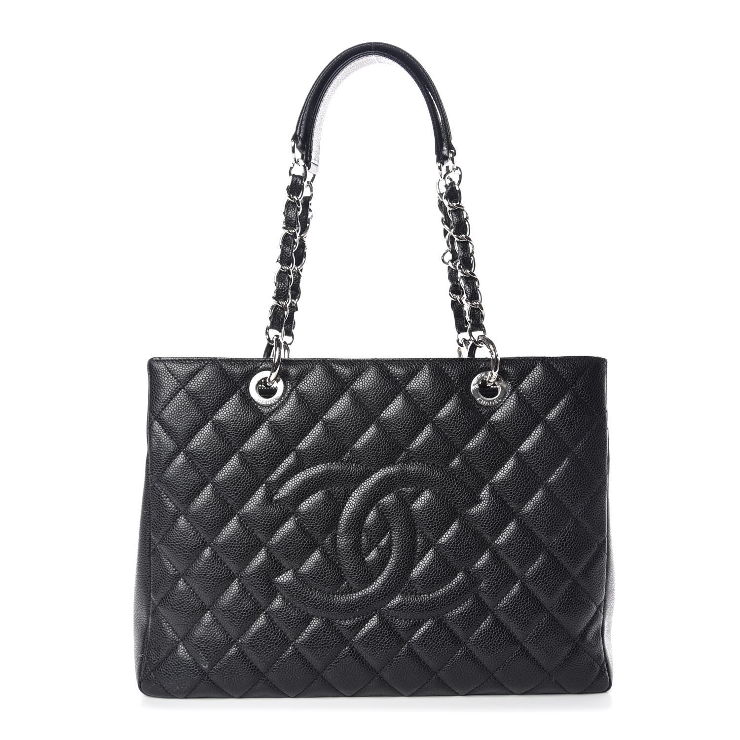 Chanel Caviar Quilted Grand Shopping Tote GST Black 1 of 13