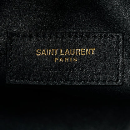 Saint Laurent Smooth Calfskin Small Le 5 A 7 Soft Hobo Black 6 of 9