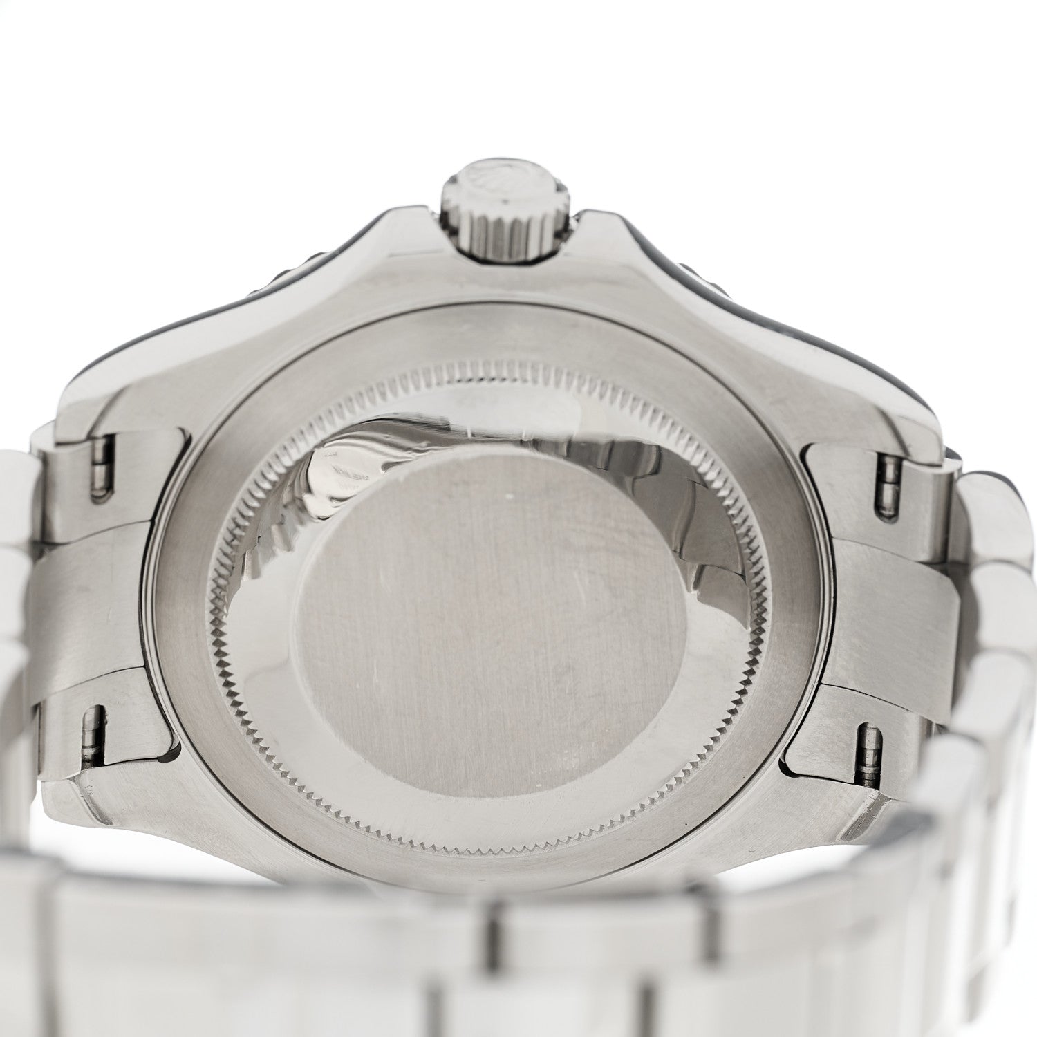 Rolex Stainless Steel Platinum 40mm Oyster Perpetual Date Yacht-Master Watch Silver 16622 4 of 4