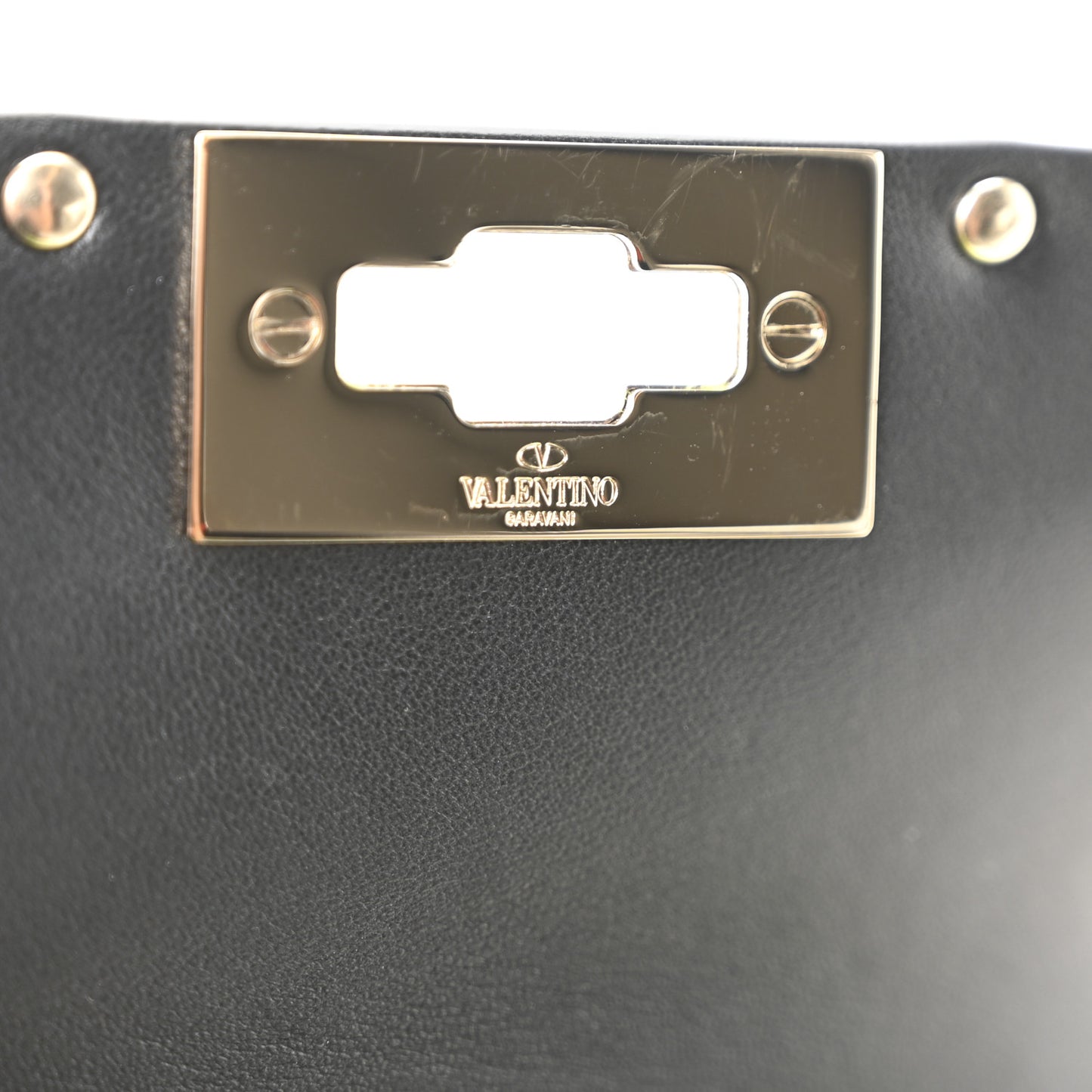 Calfskin Micro Rockstud Spike Shoulder Bag Lime