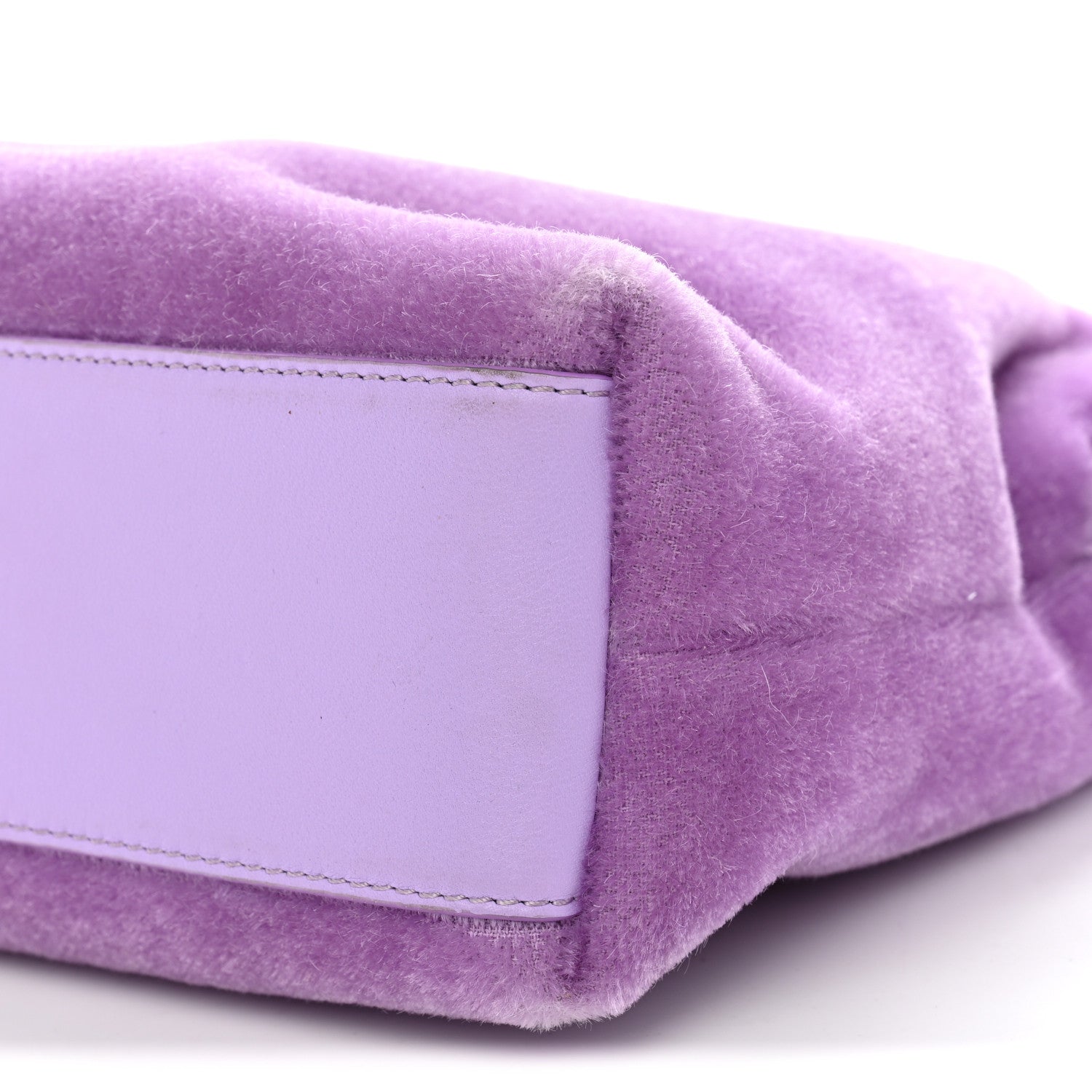 Loewe Mohair Flamenco Medium Knot Clutch Purple 9 of 9