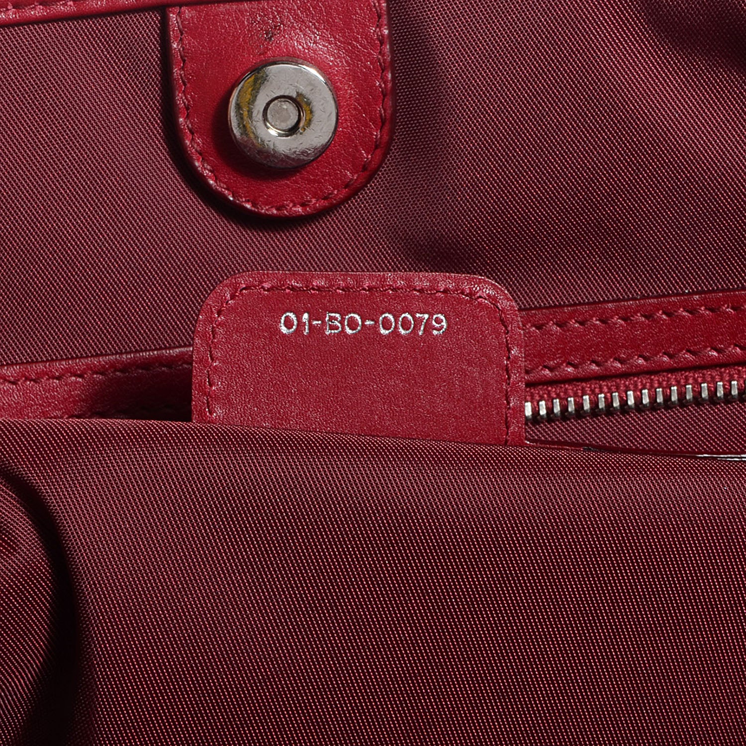 Christian Dior Coated Canvas Cannage Small Panarea Tote Red 7 of 7