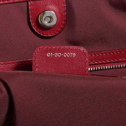 Christian Dior Coated Canvas Cannage Small Panarea Tote Red 7 of 7