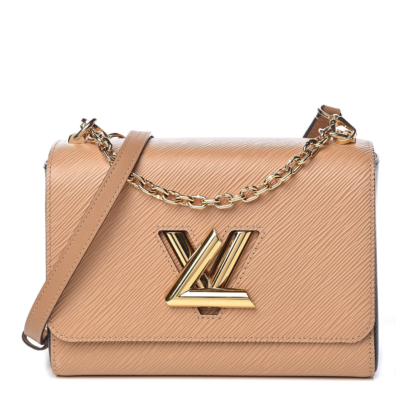 Louis Vuitton Epi Twist Shoulder Bag MM Camel 1 of 12