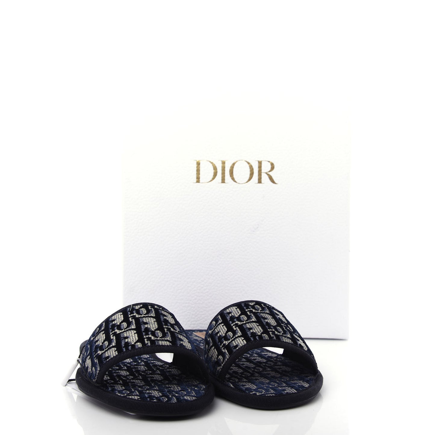 Velvet Oblique Chez Moi Sandal 39.5 Deep Blue