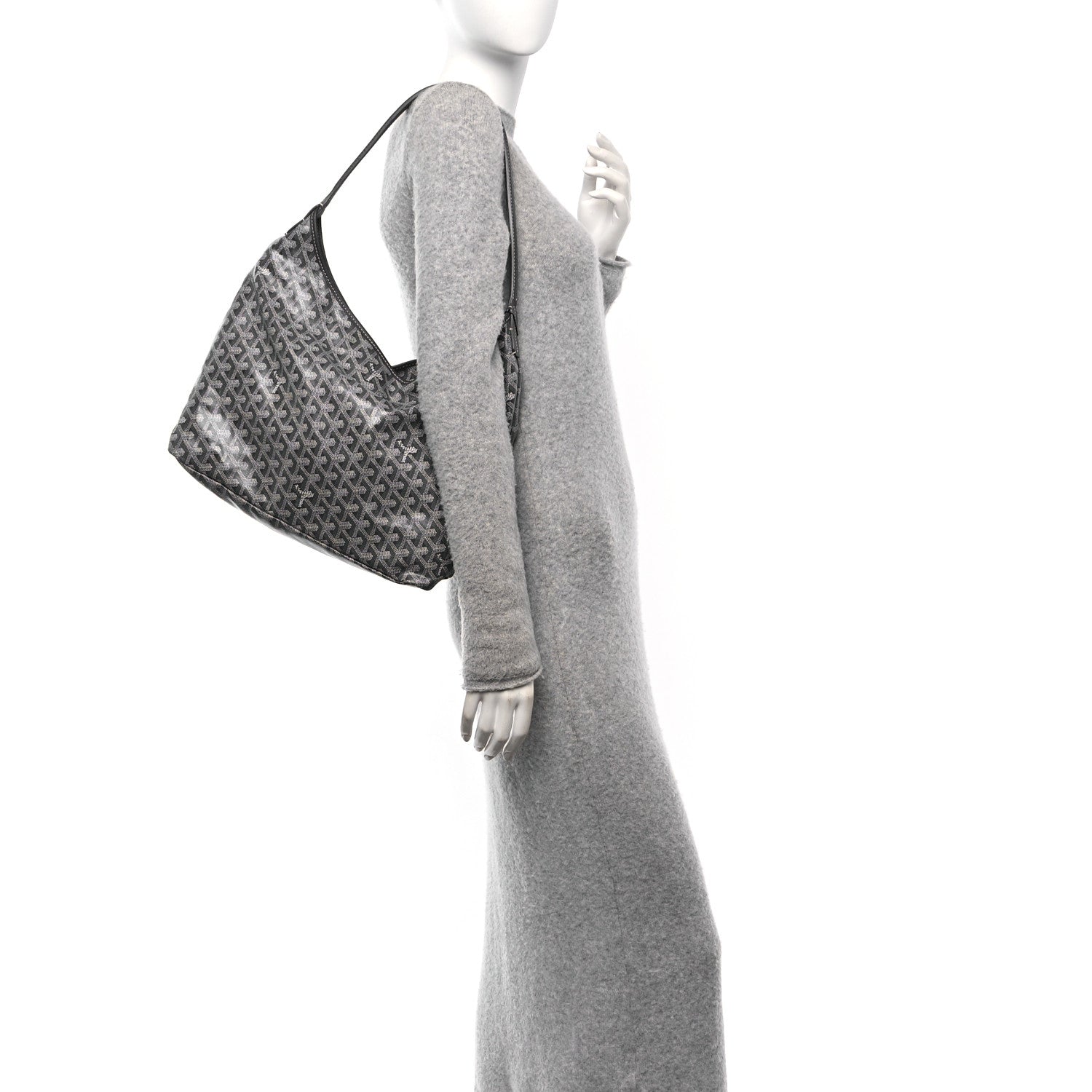 Goyard Goyardine Boheme Hobo Grey 2 of 12