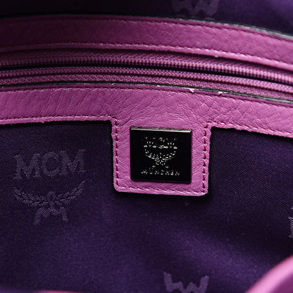 MCM Visetos Small Sprinkle Stud Stark Backpack Purple 5 of 9