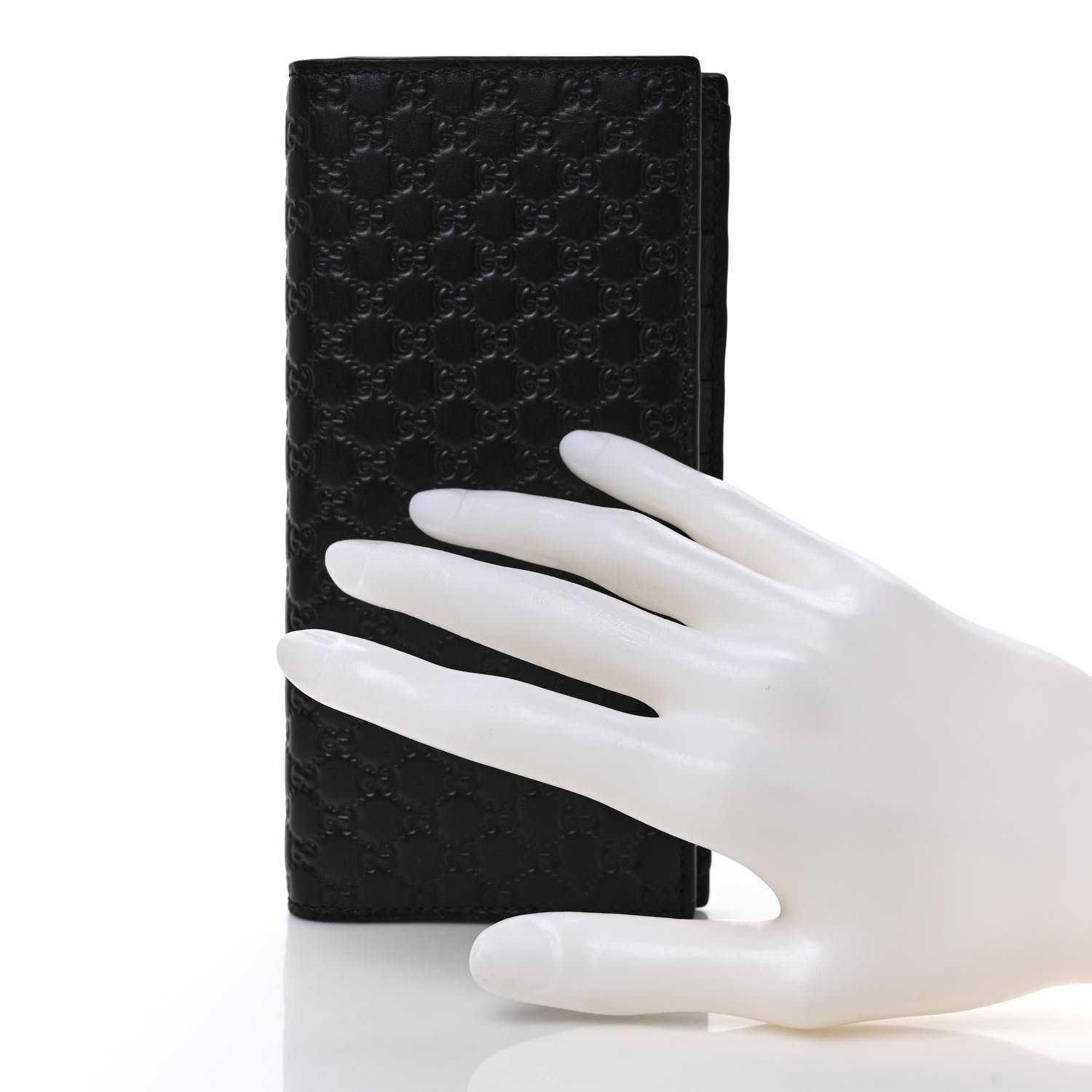Gucci Microguccissima Bi-Fold Organizer Wallet Black 2 of 6