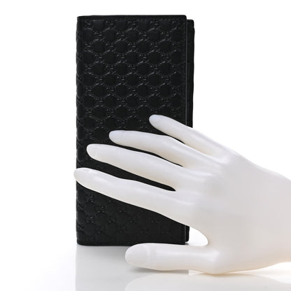 Gucci Microguccissima Bi-Fold Organizer Wallet Black 2 of 6