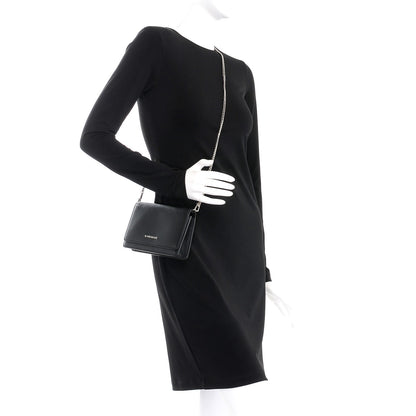 Givenchy Sugar Goatskin Pandora Chain Wallet Black 3 of 11