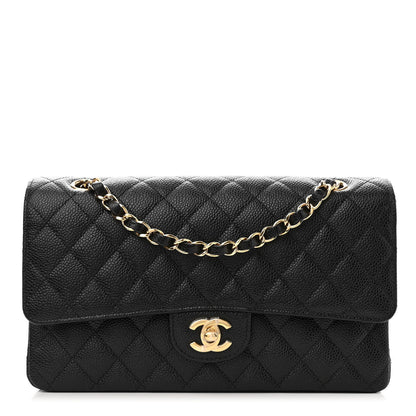 Chanel Caviar Quilted Medium Double Flap Black 1 of 11
