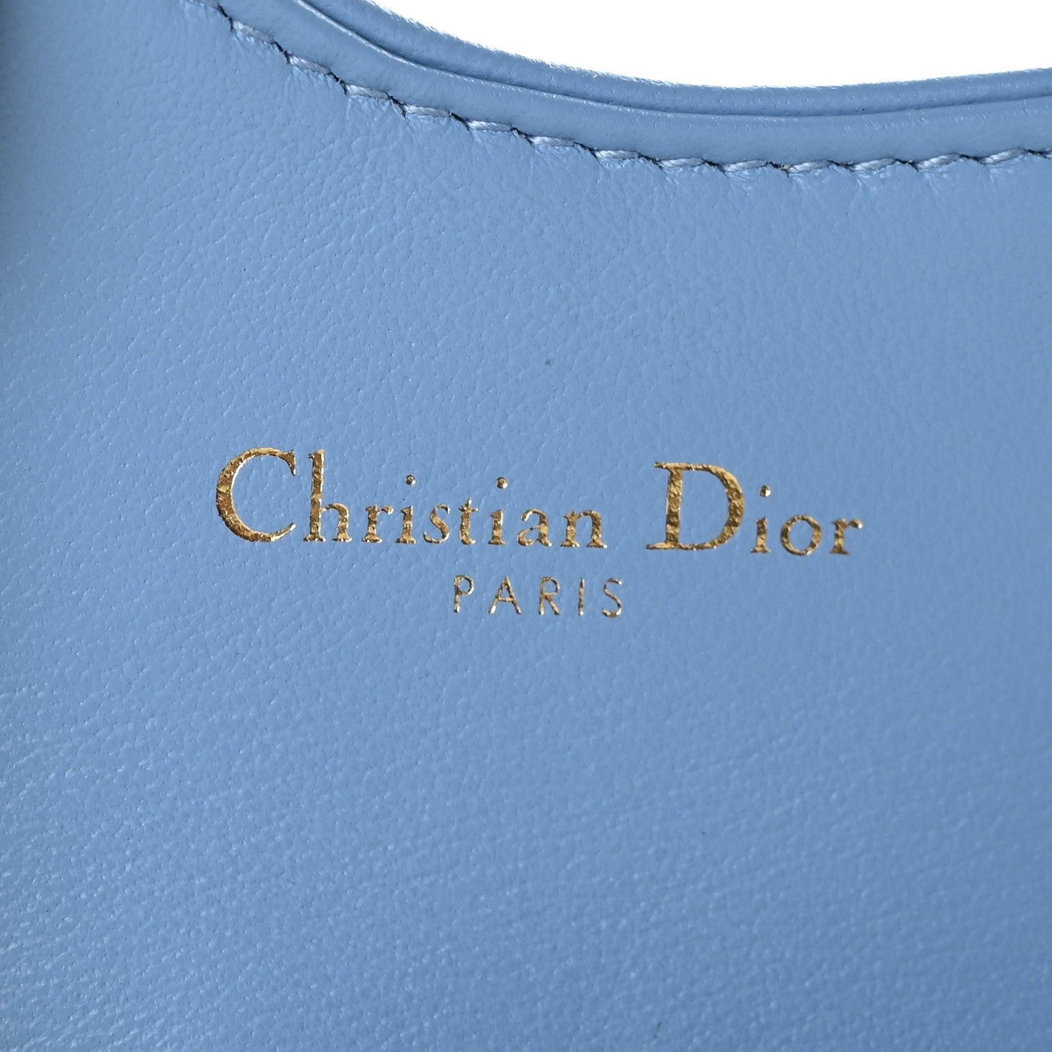 Christian Dior Oblique Saddle Card Holder Cornflower Blue 7 of 9
