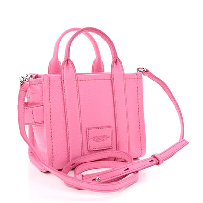 Marc Jacobs Grained Calfskin Micro The Tote Bag Pink 3 of 10