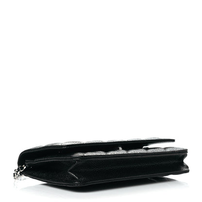 Chanel Caviar Quilted Wallet On Chain WOC Black 4 of 12