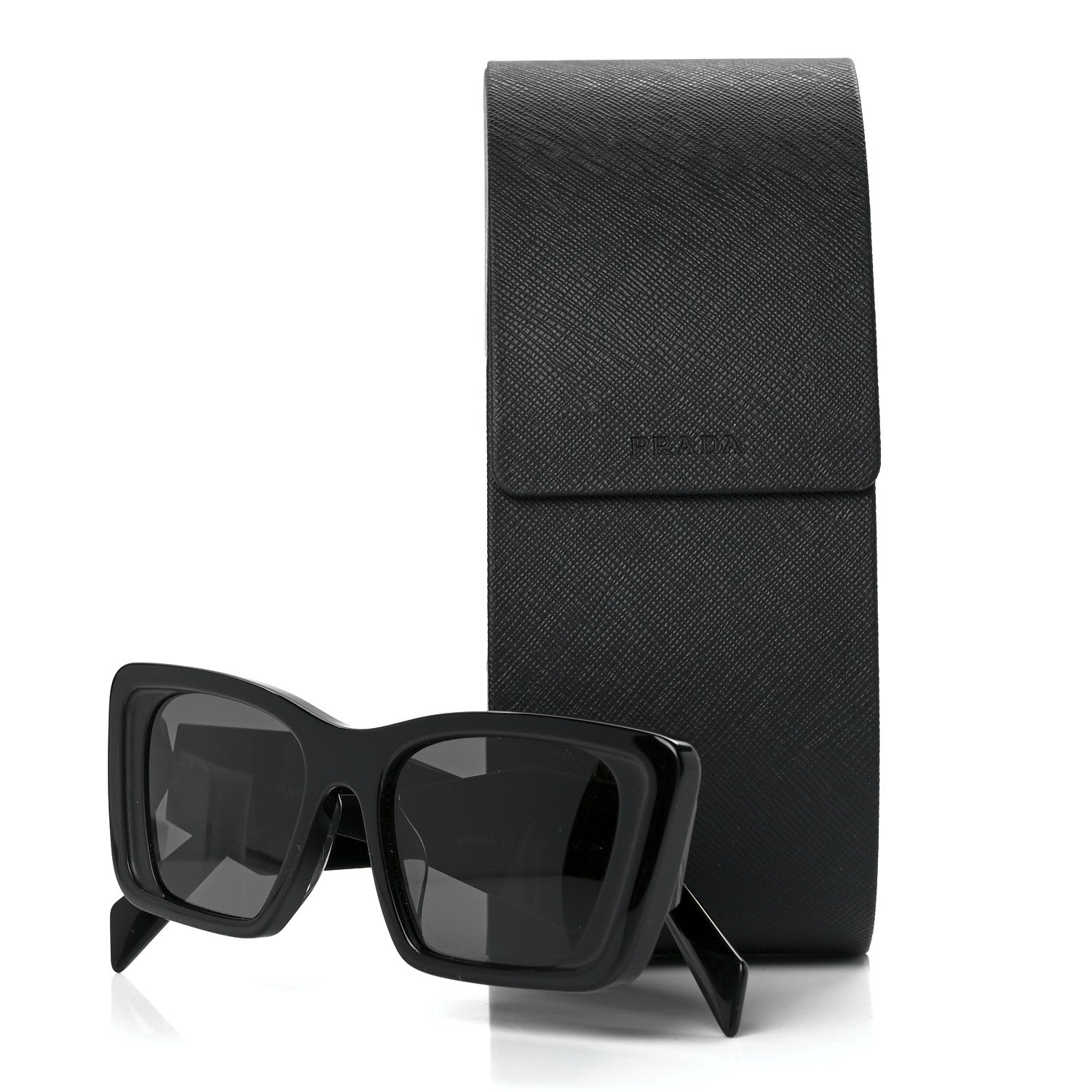 Prada Acetate Symbole Sunglasses SPR 08Y Black 7 of 7
