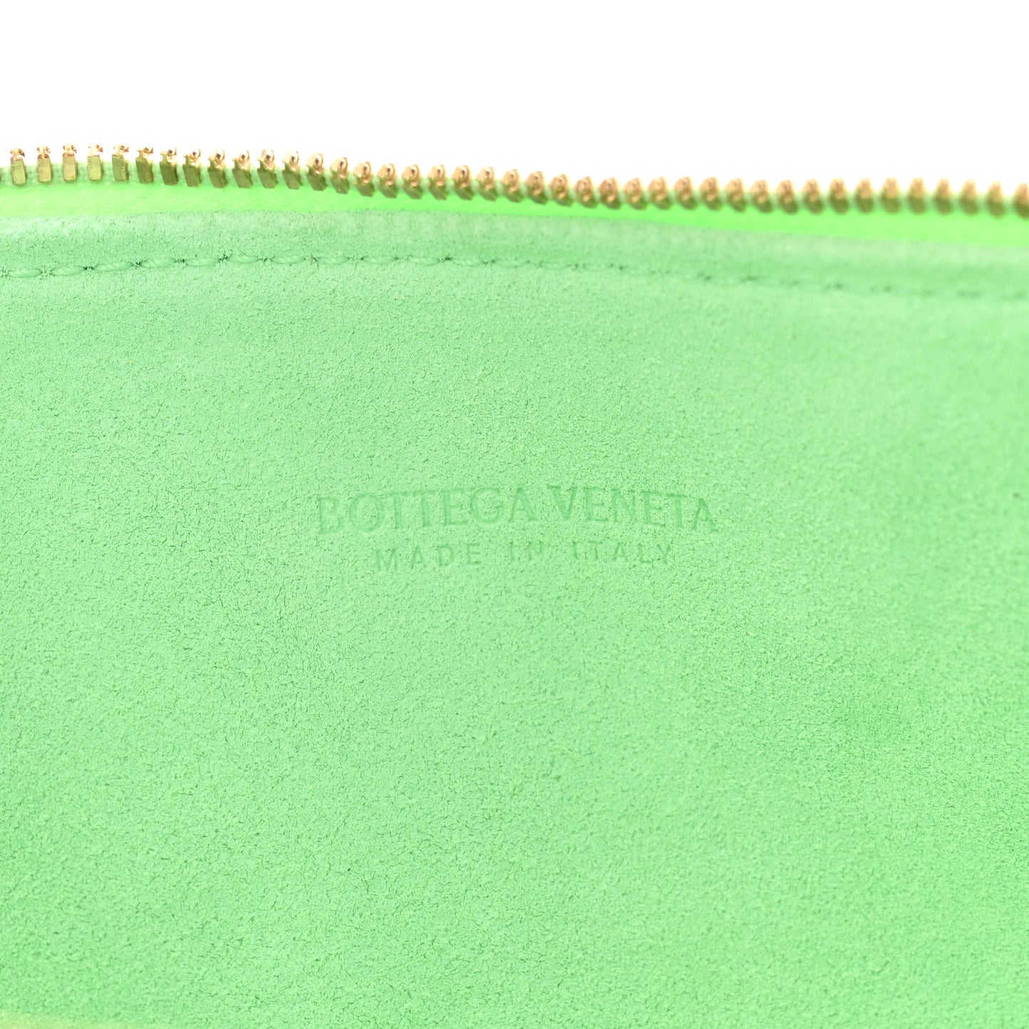 BOTTEGA Suede Small Turn Wasabi