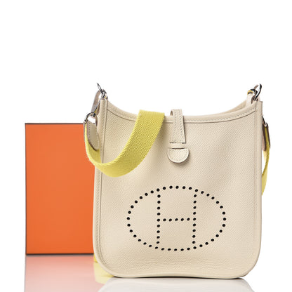 Hermes Epsom Amazone Evelyne TPM Craie Lime 9 of 9