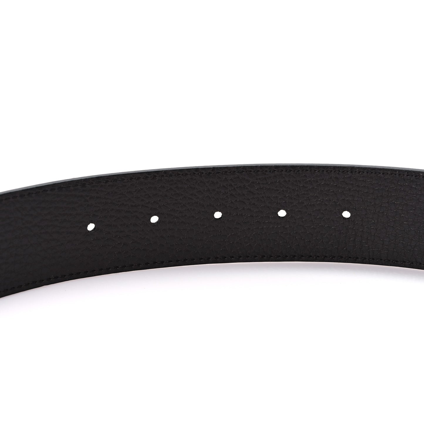 Dollar Calfskin 1973 Reversible Belt 95 38 Black Testa di Moro