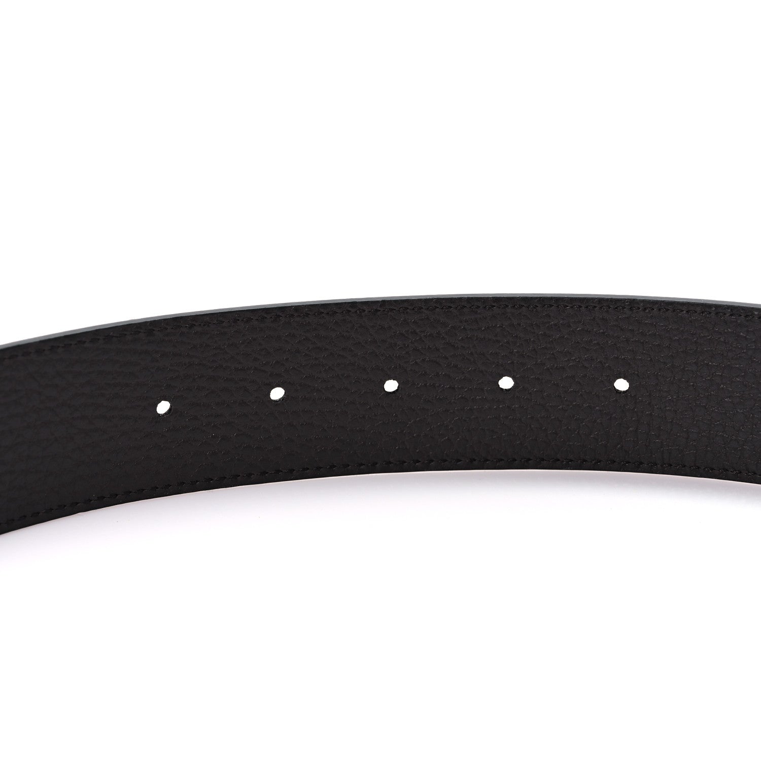 Gucci Dollar Calfskin 1973 Reversible Belt 95 38 Black Testa di Moro 4 of 6