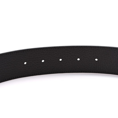 Gucci Dollar Calfskin 1973 Reversible Belt 95 38 Black Testa di Moro 4 of 6