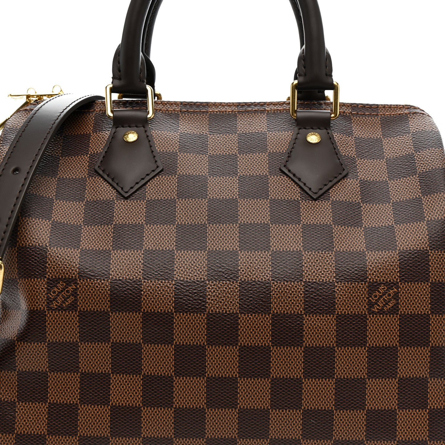 Louis Vuitton Damier Ebene Speedy Bandouliere 25 7 of 10