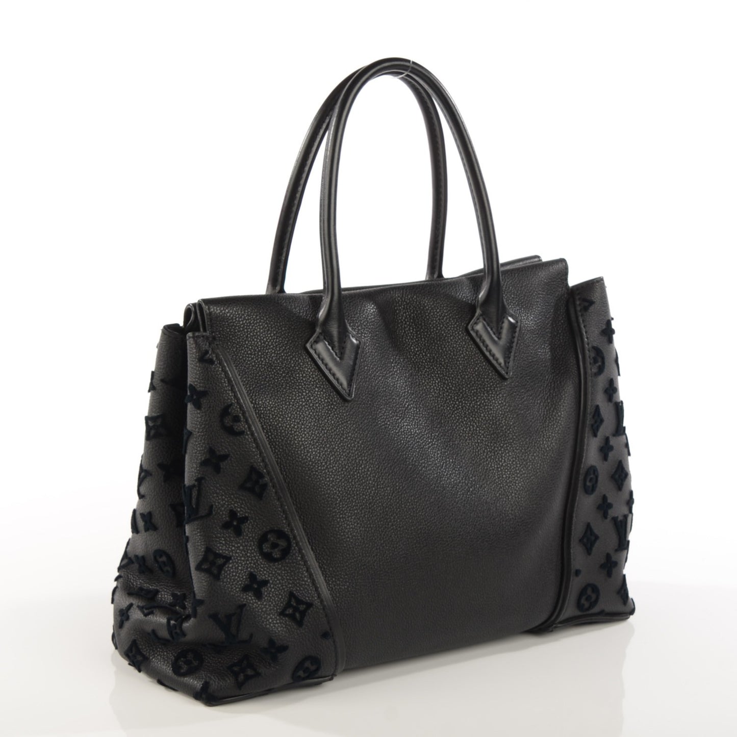 Cuir Orfèvre Tote W PM Black