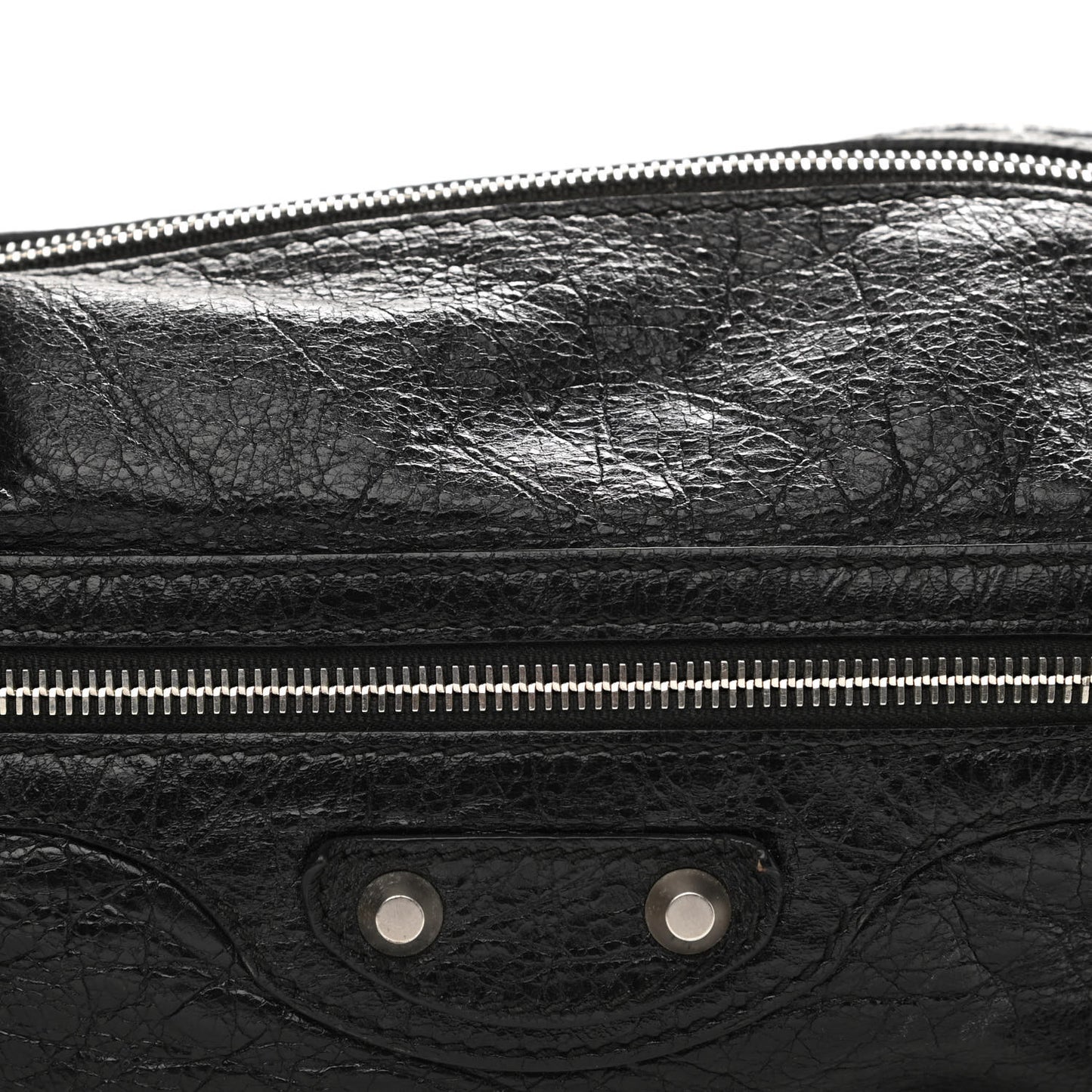 Lambskin Classic Hardware Neo Lift Hip Bag Black