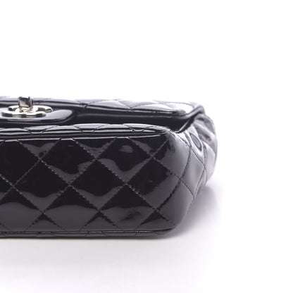 Chanel Patent Calfskin Quilted Mini Rectangular Flap Black 10 of 13
