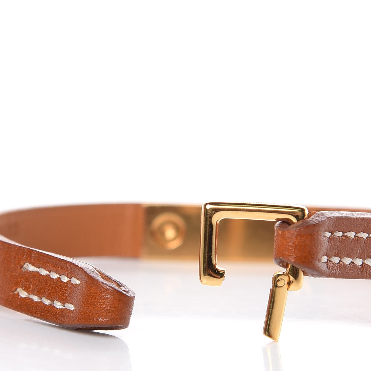 Hermes Barenia Micro Rivale Bracelet M Fauve 4 of 7