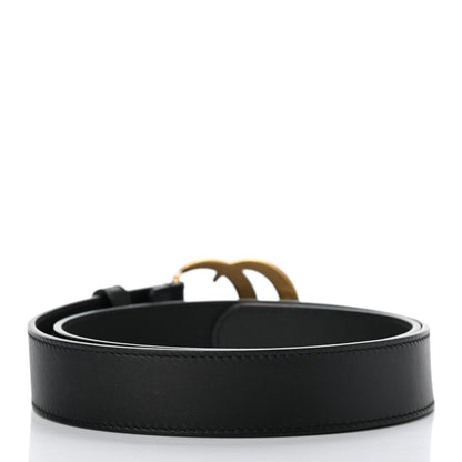 Gucci Calfskin Double G 30mm Belt 75 30 Black 2 of 5