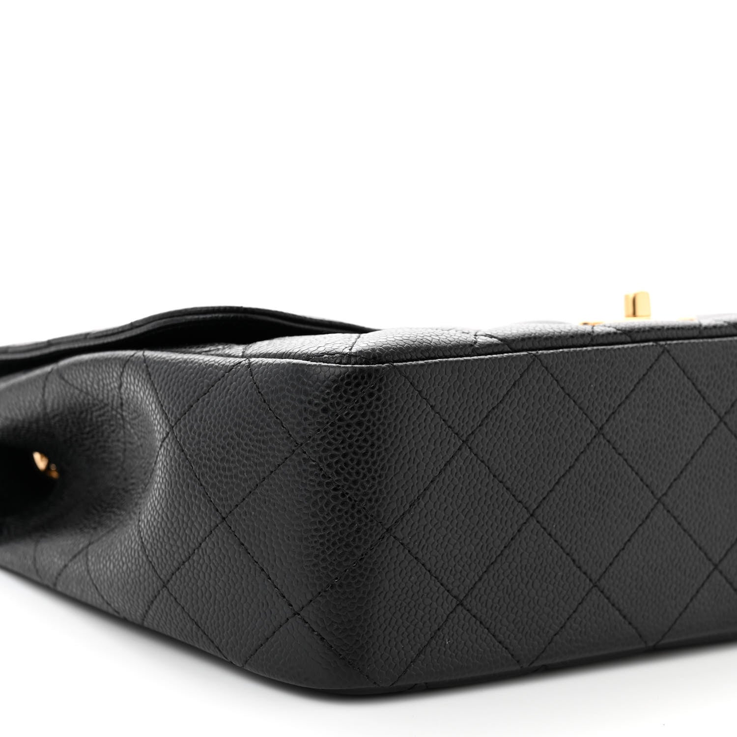 Chanel Caviar Quilted Jumbo Single Flap Black 9 of 11