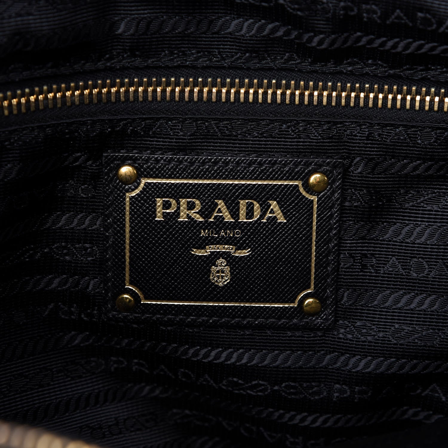 Prada Saffiano Tessuto Nylon Tote Black 8 of 11