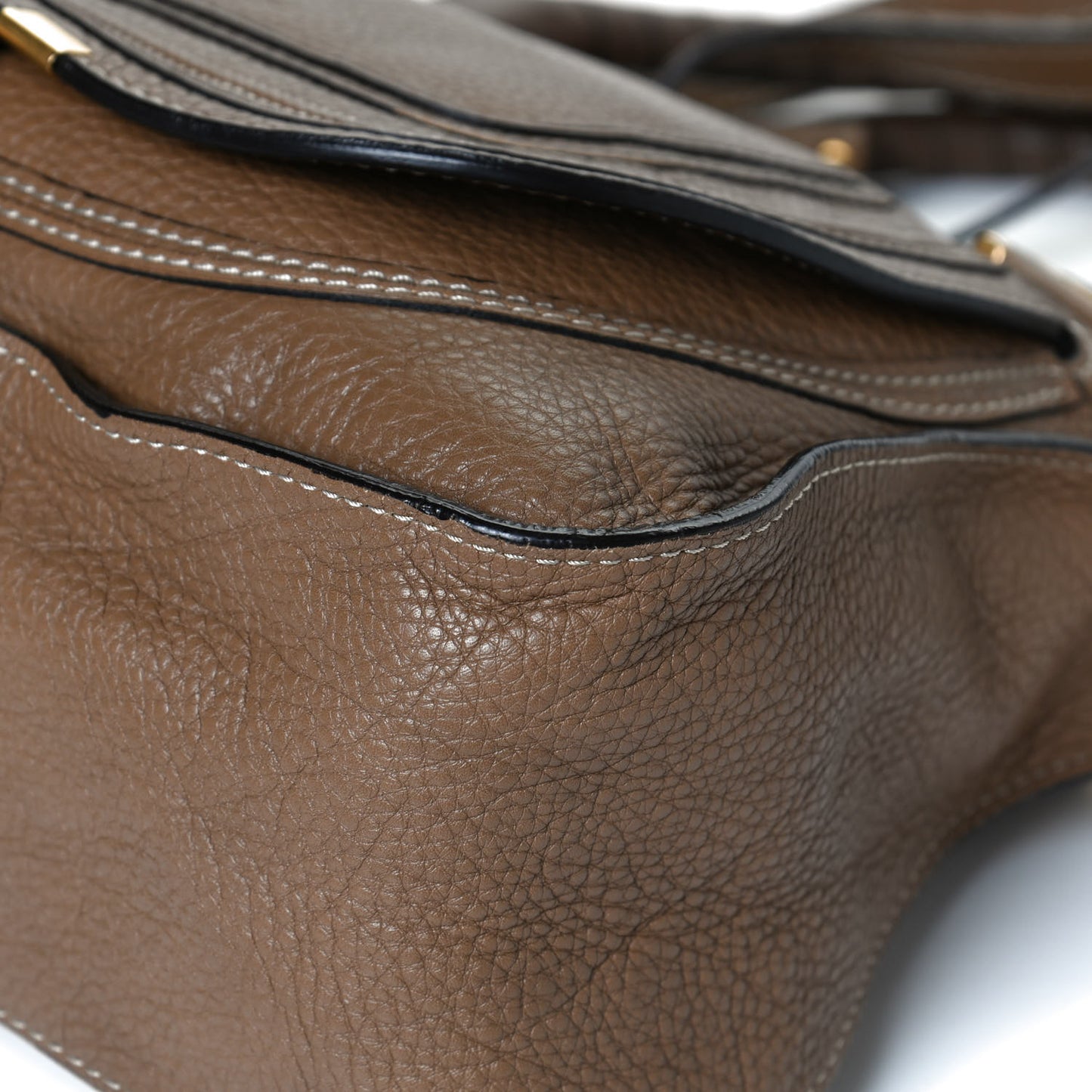Calfskin Medium Marcie Satchel Nut