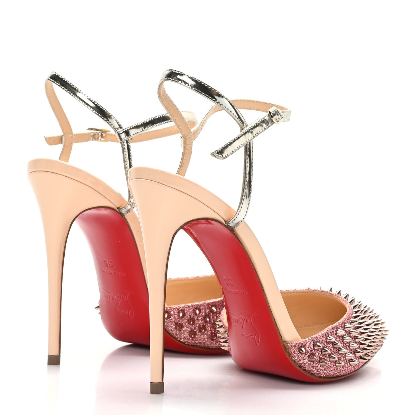 Metallic Baila Spike 100 Pumps 36 Poudre Bronze