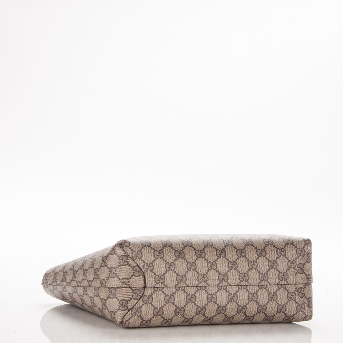 GG Supreme Monogram Small Reversible Tote Beige Red