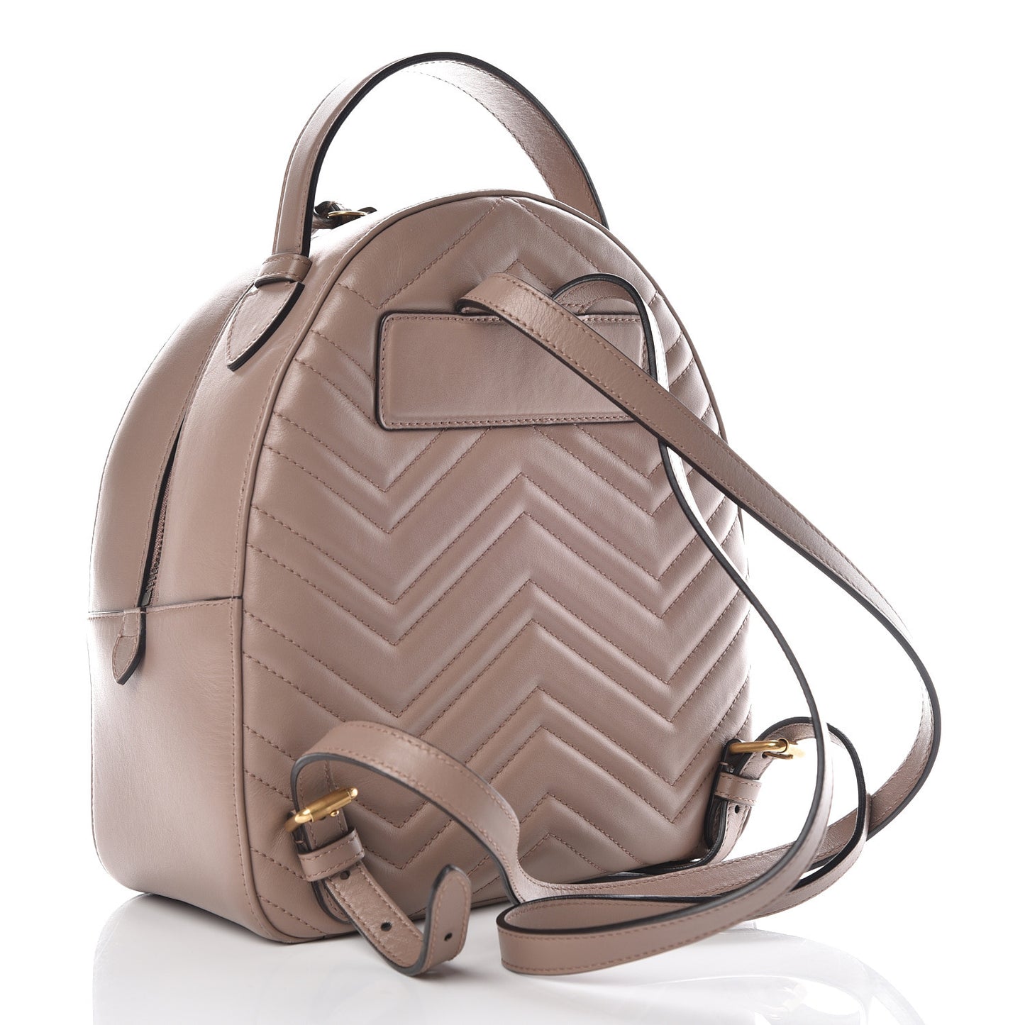 Calfskin Matelasse GG Marmont Backpack Porcelain Rose