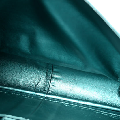 Chanel Metallic Calfskin Quilted 2.55 Reissue Flap 227 Turquoise 5 of 14