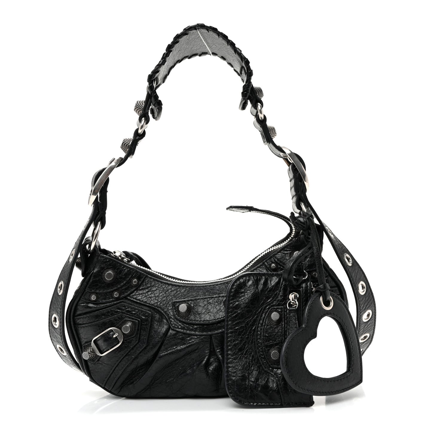 Agneau Arena Le Cagole Shoulder Bag XS Black