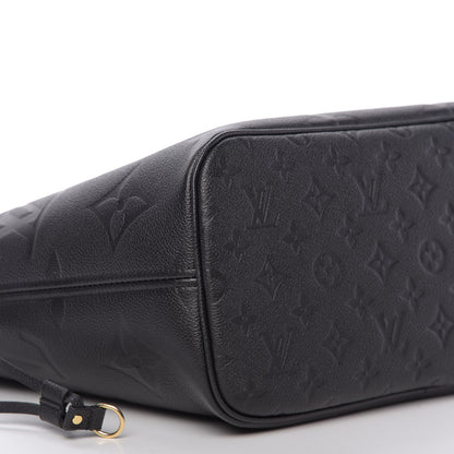 Louis Vuitton Empreinte Monogram Giant Neverfull MM Black 6 of 9